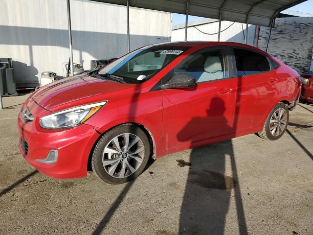 KMHCT4AEXHU254594 - 2017 HYUNDAI ACCENT SE RED photo 1