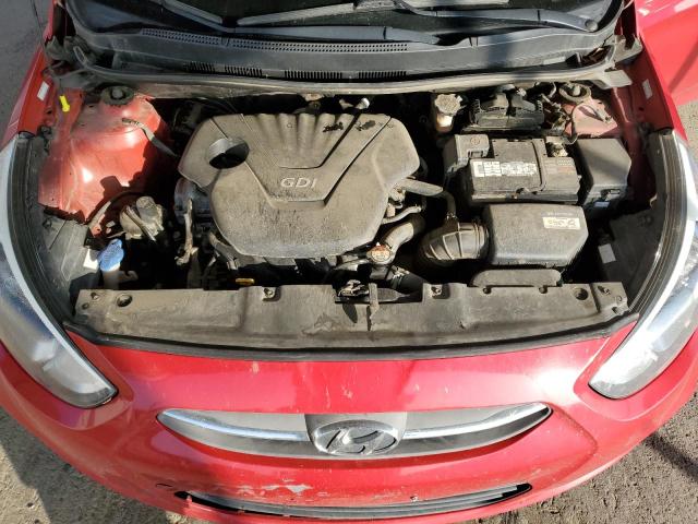 KMHCT4AEXHU254594 - 2017 HYUNDAI ACCENT SE RED photo 11