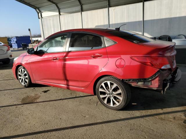 KMHCT4AEXHU254594 - 2017 HYUNDAI ACCENT SE RED photo 2