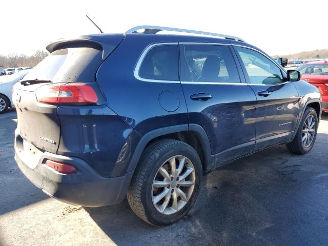 1C4PJMDS3EW266695 - 2014 JEEP CHEROKEE LIMITED BLUE photo 3