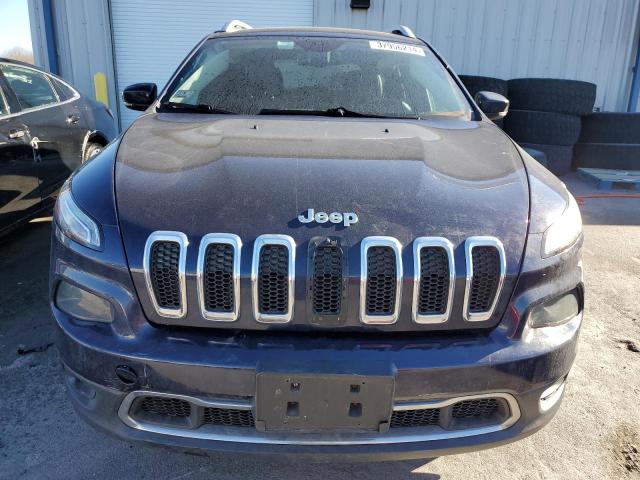 1C4PJMDS3EW266695 - 2014 JEEP CHEROKEE LIMITED BLUE photo 5