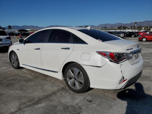 KMHEC4A45DA091803 - 2013 HYUNDAI SONATA HYBRID WHITE photo 2