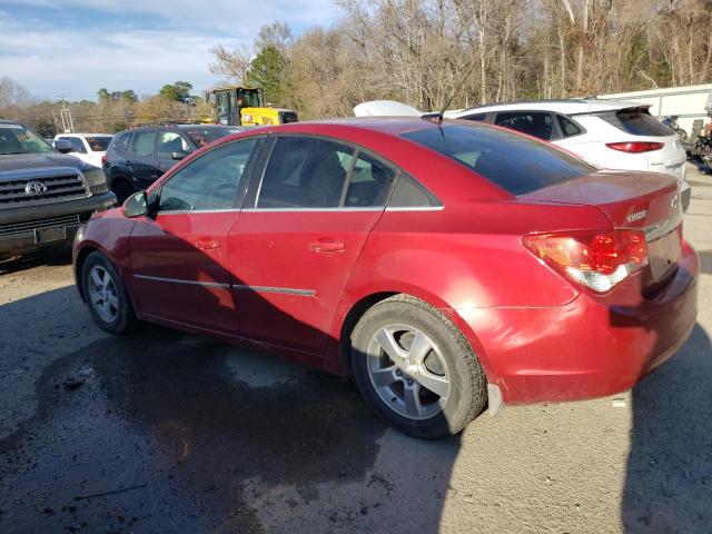 1G1PC5SBXD7307635 - 2013 CHEVROLET CRUZE LT RED photo 2