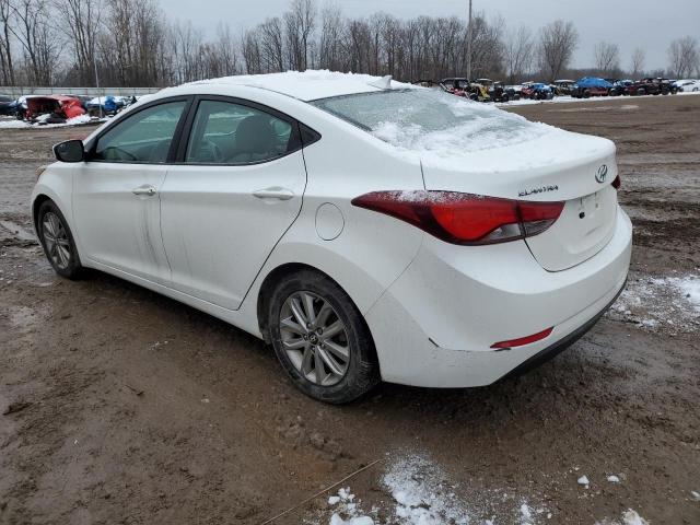 5NPDH4AE7EH459693 - 2014 HYUNDAI ELANTRA SE WHITE photo 2