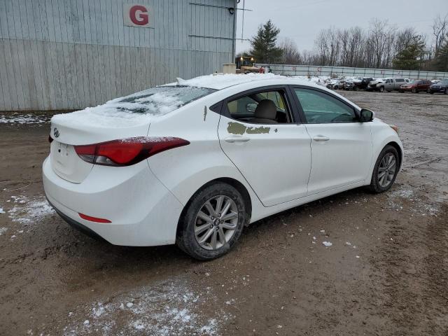 5NPDH4AE7EH459693 - 2014 HYUNDAI ELANTRA SE WHITE photo 3