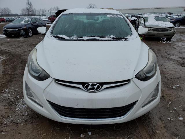 5NPDH4AE7EH459693 - 2014 HYUNDAI ELANTRA SE WHITE photo 5