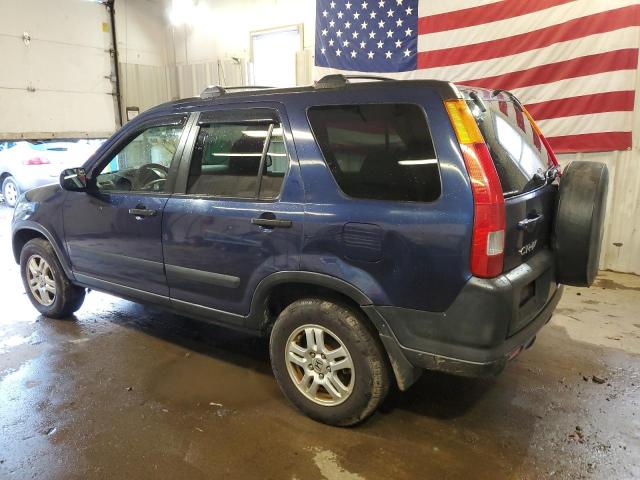 SHSRD78884U242646 - 2004 HONDA CR-V EX BLUE photo 2