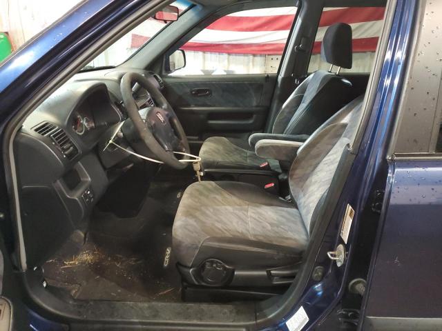 SHSRD78884U242646 - 2004 HONDA CR-V EX BLUE photo 7