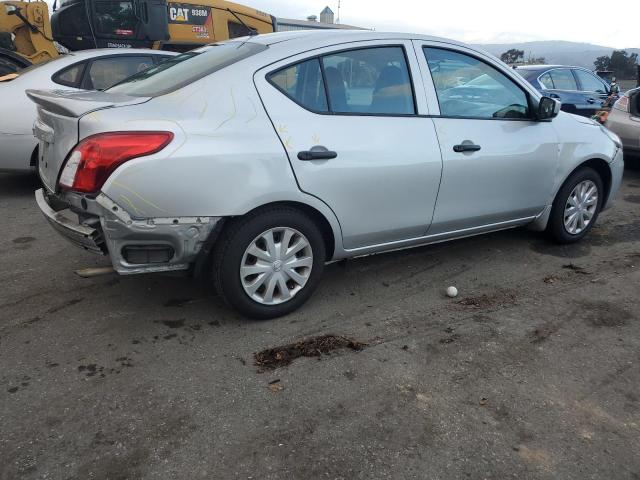 3N1CN7AP1HL888228 - 2017 NISSAN VERSA S SILVER photo 3