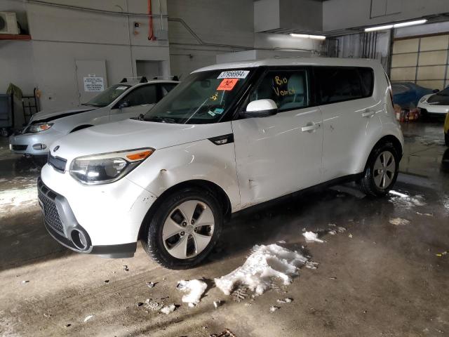 KNDJN2A29E7089082 - 2014 KIA SOUL WHITE photo 1