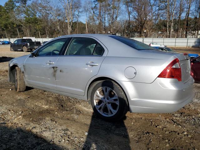 3FAHP0HA4CR296551 - 2012 FORD FUSION SE SILVER photo 2