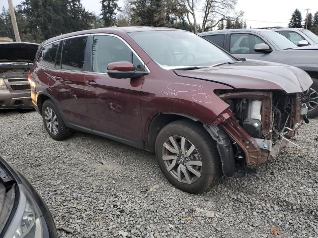 5FNYF6H57KB027737 - 2019 HONDA PILOT EXL RED photo 4