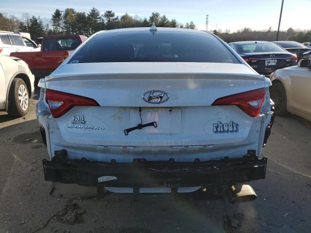 5NPE24AF1FH057894 - 2015 HYUNDAI SONATA SE WHITE photo 6