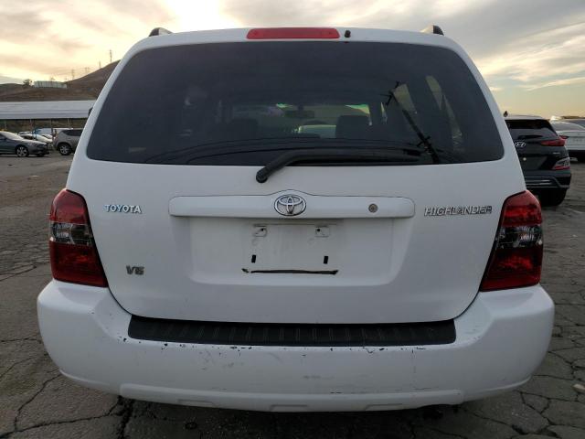 JTEDP21A240042056 - 2004 TOYOTA HIGHLANDER BASE WHITE photo 6