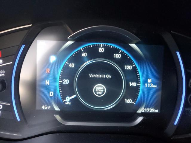 5NMS3CAD7LH303154 - 2020 HYUNDAI SANTA FE SEL Սև լուսանկար 9