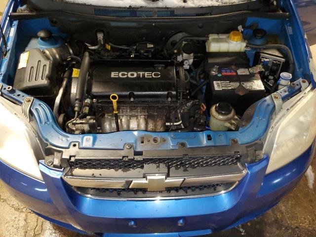 KL1TD56E29B400247 - 2009 CHEVROLET AVEO LS BLUE photo 11