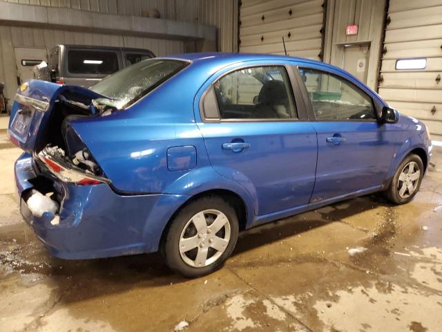 KL1TD56E29B400247 - 2009 CHEVROLET AVEO LS BLUE photo 3