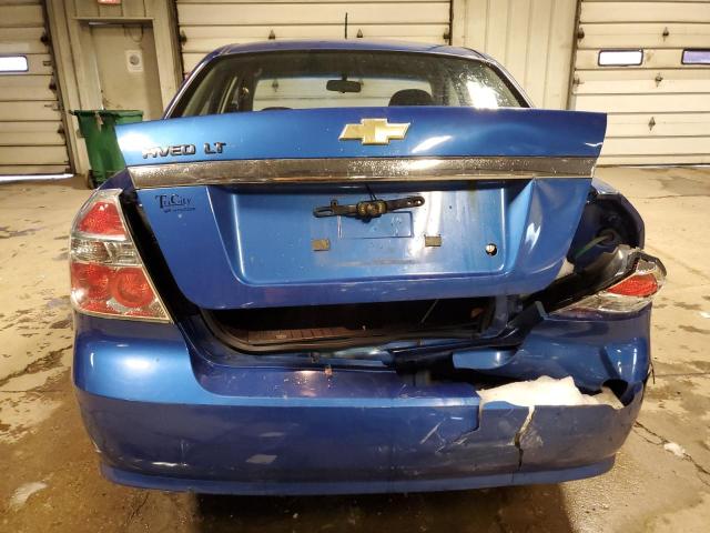 KL1TD56E29B400247 - 2009 CHEVROLET AVEO LS Mavi foto 6