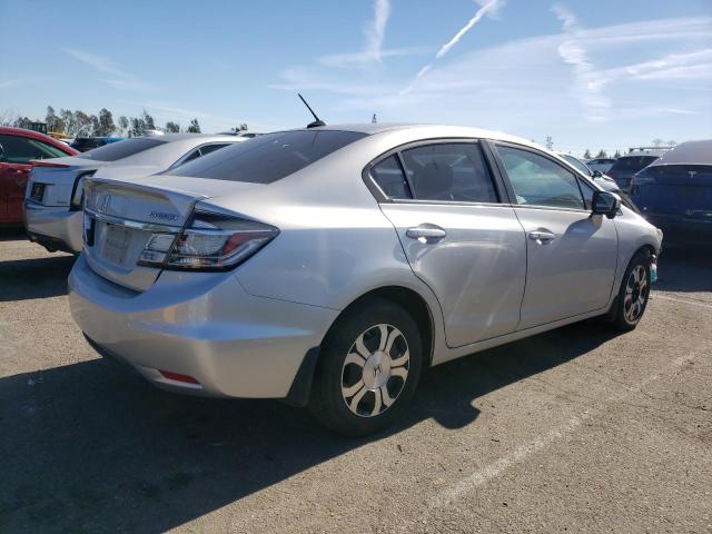 19XFB4F3XEE200234 - 2014 HONDA CIVIC HYBRID L SILVER photo 3