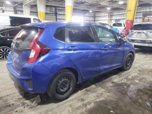 JHMGK5H59GX006501 - 2016 HONDA FIT LX BLUE photo 3