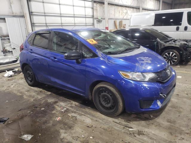 JHMGK5H59GX006501 - 2016 HONDA FIT LX BLUE photo 4