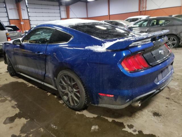 1FA6P8TH3J5161247 - 2018 FORD MUSTANG BLUE photo 2