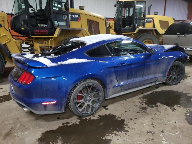 1FA6P8TH3J5161247 - 2018 FORD MUSTANG BLUE photo 3