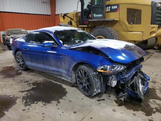 1FA6P8TH3J5161247 - 2018 FORD MUSTANG BLUE photo 4