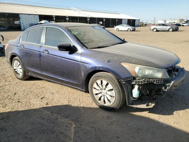 1HGCP2F30AA096036 - 2010 HONDA ACCORD LX BLUE photo 4