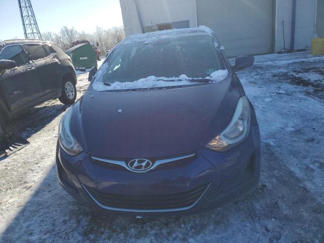 5NPDH4AE3EH478869 - 2014 HYUNDAI ELANTRA SE BLUE photo 5