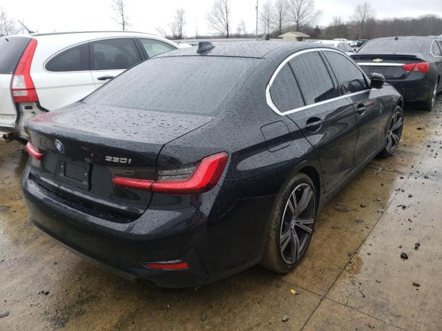 3MW5R7J07L8B15530 - 2020 BMW 330XI BLACK photo 4