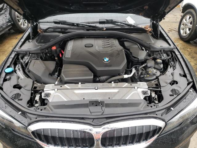 3MW5R7J07L8B15530 - 2020 BMW 330XI Чорний фото 7