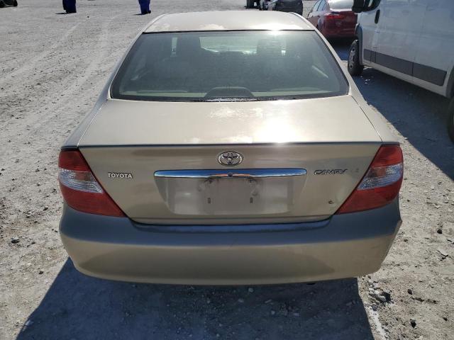 4T1BE32K23U182545 - 2003 TOYOTA CAMRY LE GOLD photo 6