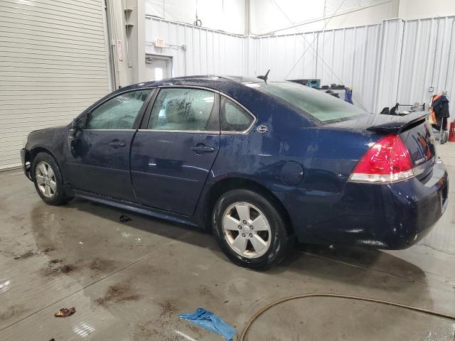 2G1WT57K291221020 - 2009 CHEVROLET IMPALA 1LT BLUE photo 2