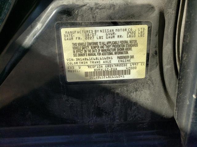 3N1AB61E68L616041 - 2008 NISSAN SENTRA 2.0 BLACK photo 12