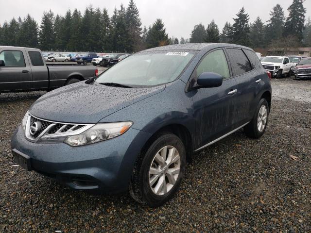 JN8AZ1MU6EW407729 - 2014 NISSAN MURANO S BLUE photo 1