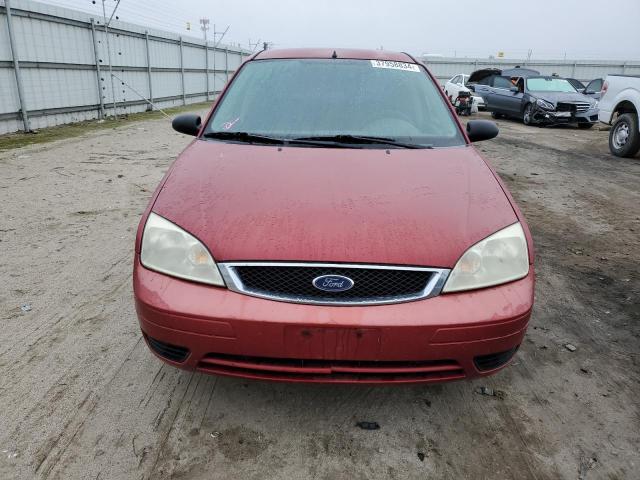 1FAFP34N35W216089 - 2005 FORD FOCUS ZX4 BURGUNDY photo 5