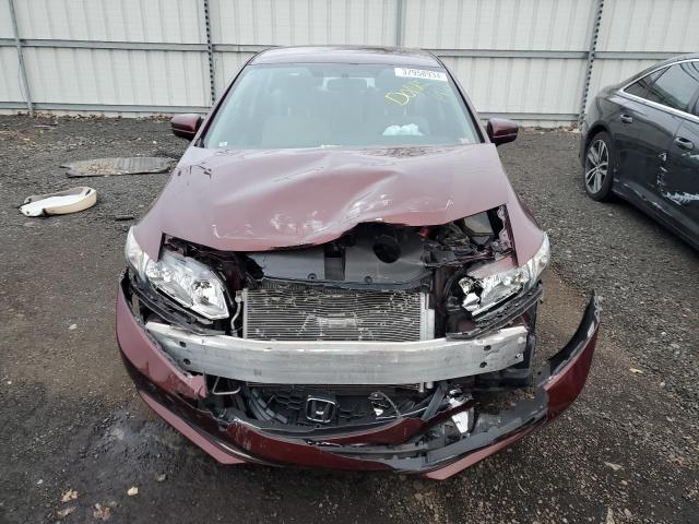 19XFB2F57EE235920 - 2014 HONDA CIVIC LX MAROON photo 5