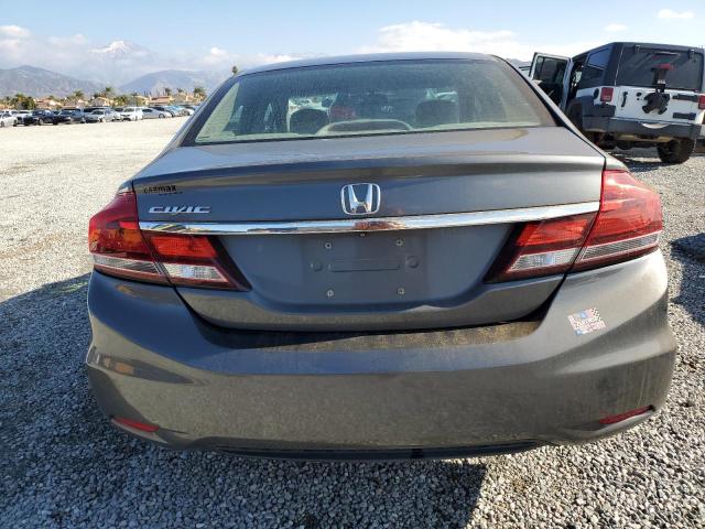 19XFB2F86DE252474 - 2013 HONDA CIVIC EX GRAY photo 6