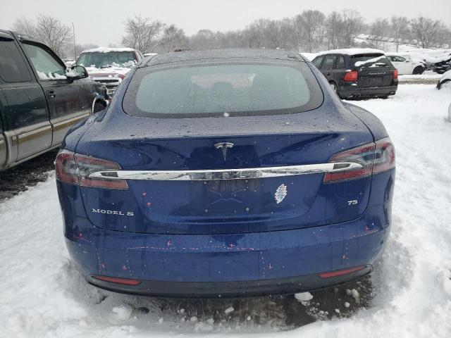 5YJSA1E12HF197022 - 2017 TESLA MODEL S BLUE photo 6