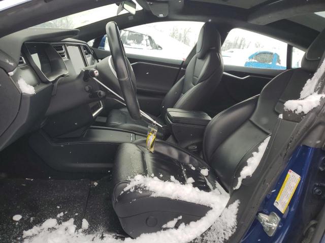 5YJSA1E12HF197022 - 2017 TESLA MODEL S BLUE photo 7