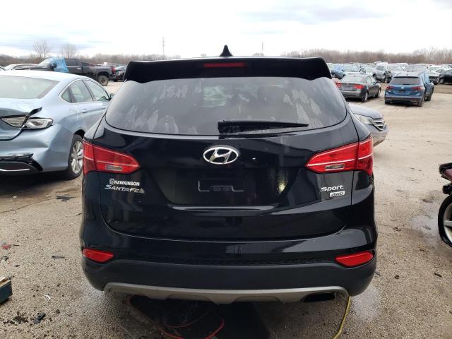 5XYZTDLB5FG299359 - 2015 HYUNDAI SANTA FE S BLACK photo 6