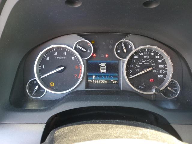 5TFUY5F12GX559042 - 2016 TOYOTA TUNDRA DOUBLE CAB SR/SR5 GRAY photo 9