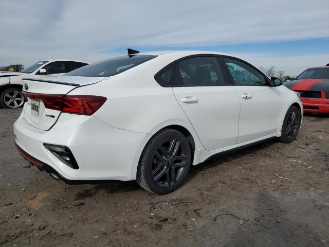 3KPF34AD2LE162220 - 2020 KIA FORTE GT LINE WHITE photo 3