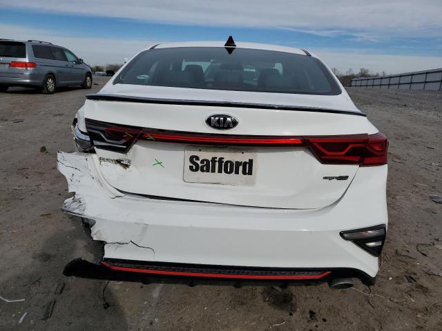 3KPF34AD2LE162220 - 2020 KIA FORTE GT LINE WHITE photo 6