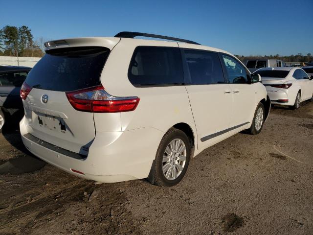 5TDDZ3DCXHS172915 - 2017 TOYOTA SIENNA XLE WHITE photo 3