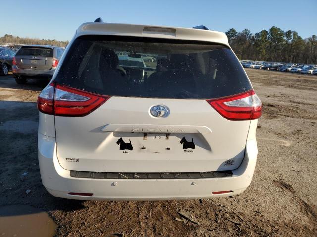 5TDDZ3DCXHS172915 - 2017 TOYOTA SIENNA XLE WHITE photo 6