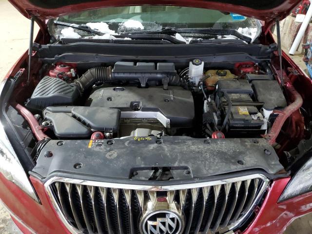 LRBFXDSA5HD190965 - 2017 BUICK ENVISION ESSENCE Կարմիր լուսանկար 12