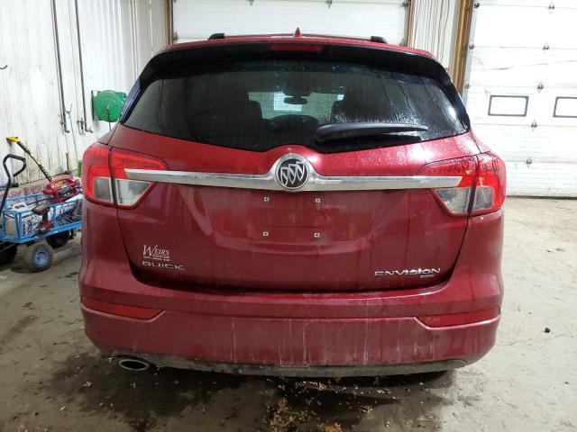 LRBFXDSA5HD190965 - 2017 BUICK ENVISION ESSENCE Կարմիր լուսանկար 6