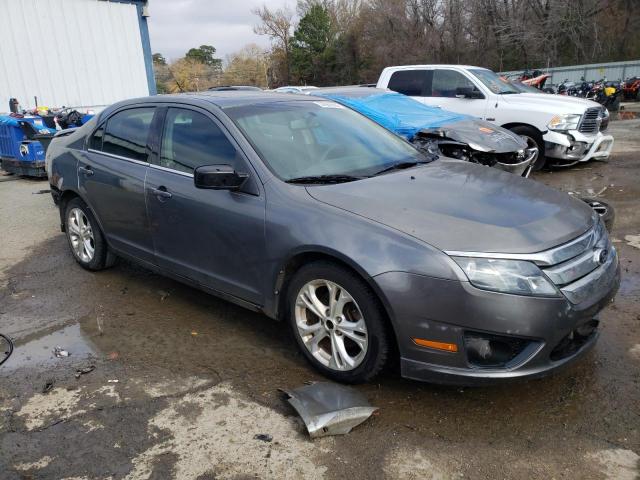 3FAHP0HA4CR428238 - 2012 FORD FUSION SE GRAY photo 4